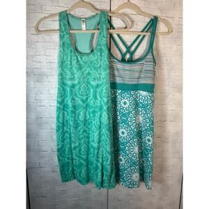 Lola womens tank Dress mini two tennis teal feminine activewear lightweight